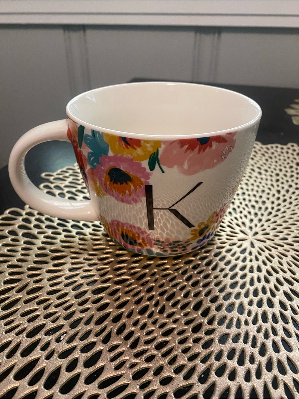 Opalhouse Monogram “K” Mug